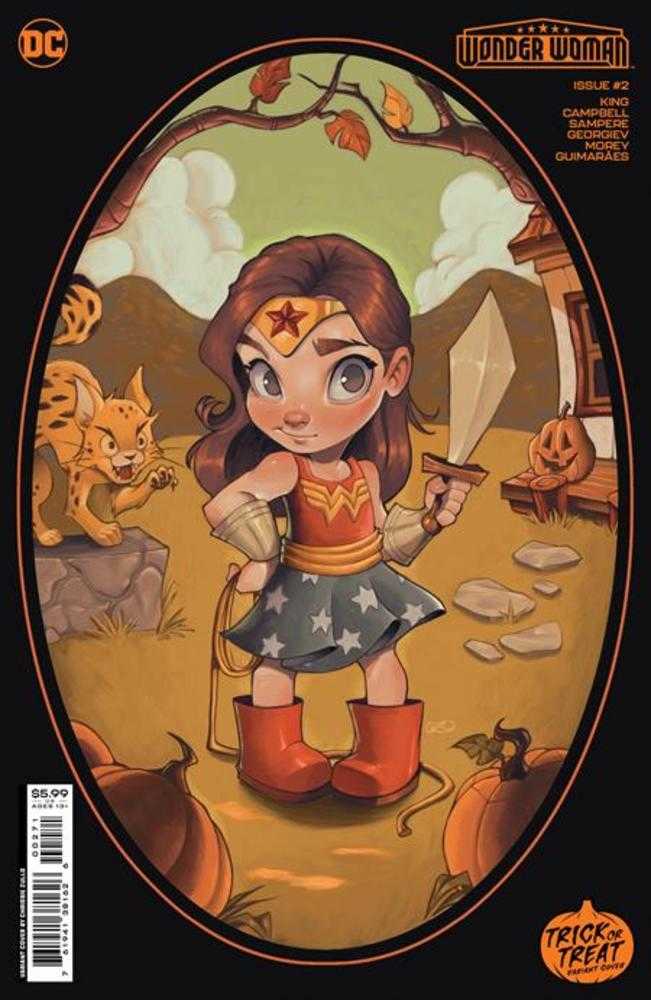 Wonder Woman #2 Cover G Chrissie Zullo Trick Or Treat Card Stock Variant
