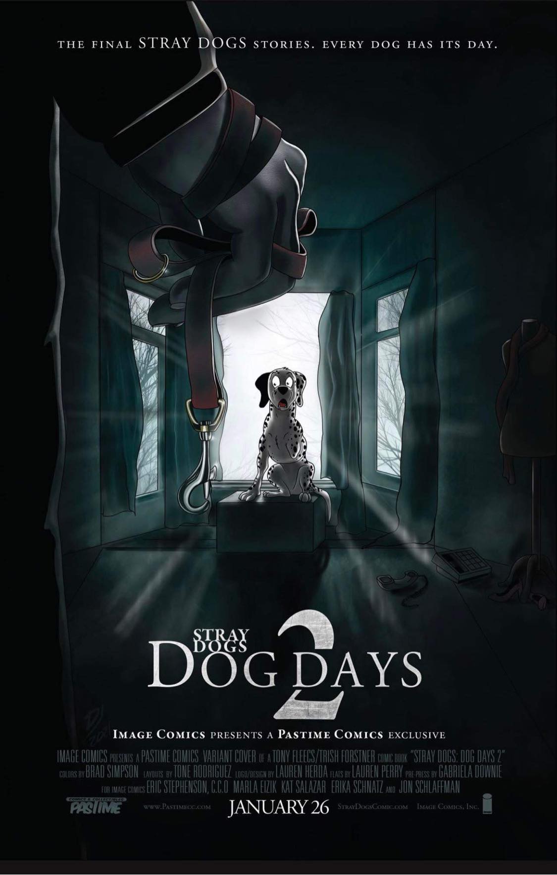 Stray Dogs Dog Days #2 DJ Hall Exclusive – Pastime Comics and