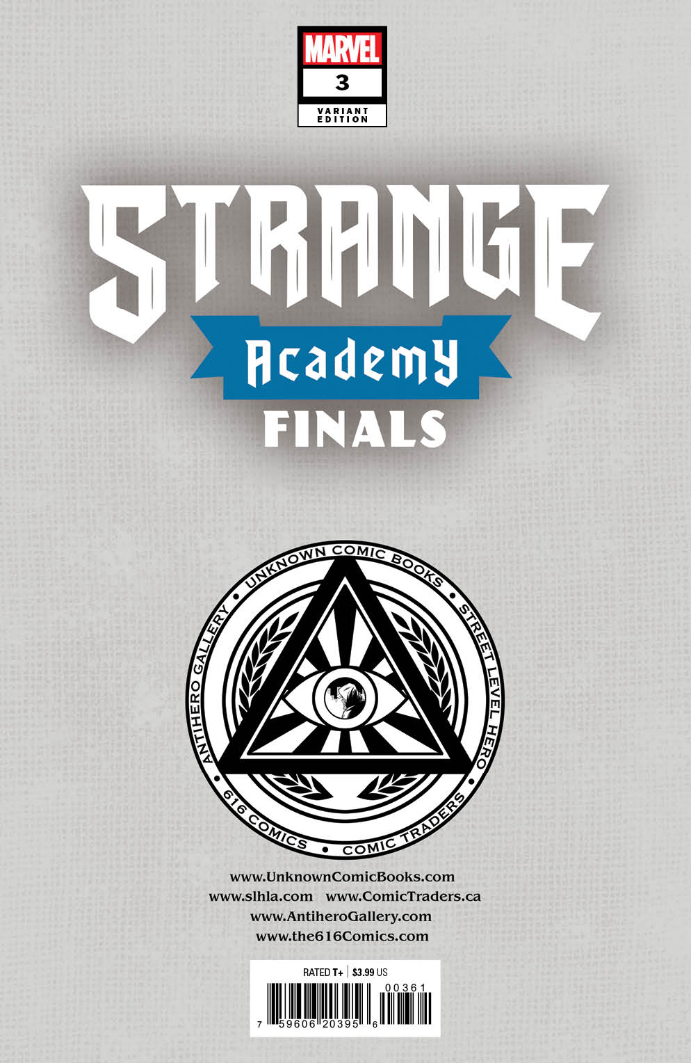 Strange Academy Finals #3 (12/28/22)