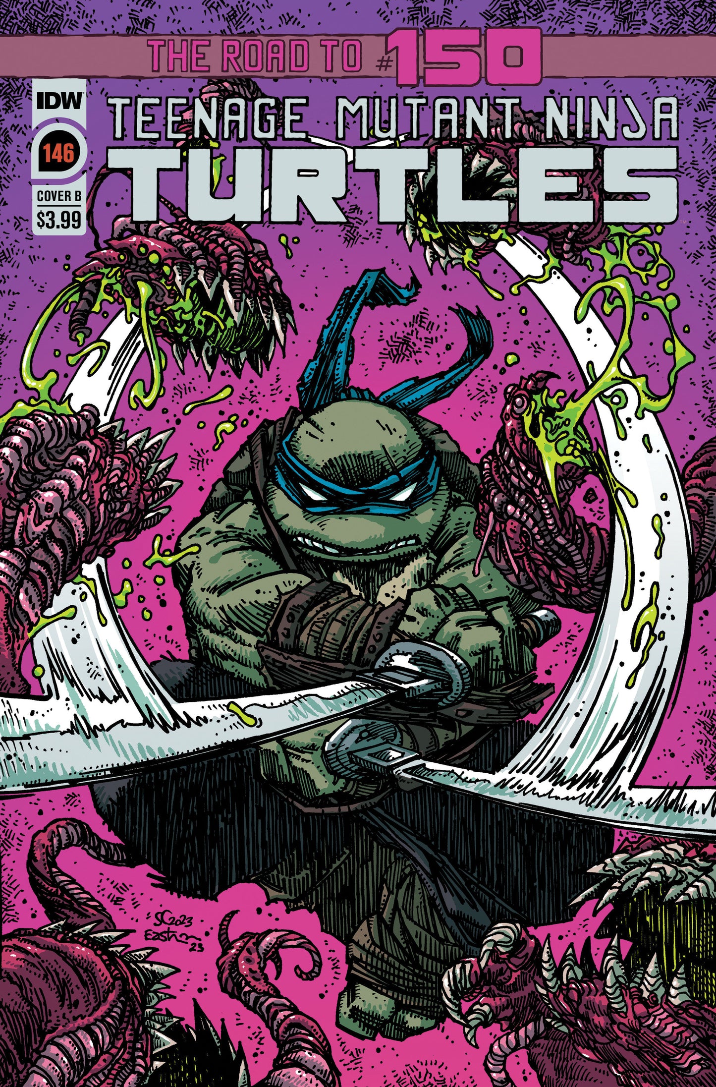 Teenage Mutant Ninja Turtles #146 Variant B (Eastman & Campbell)