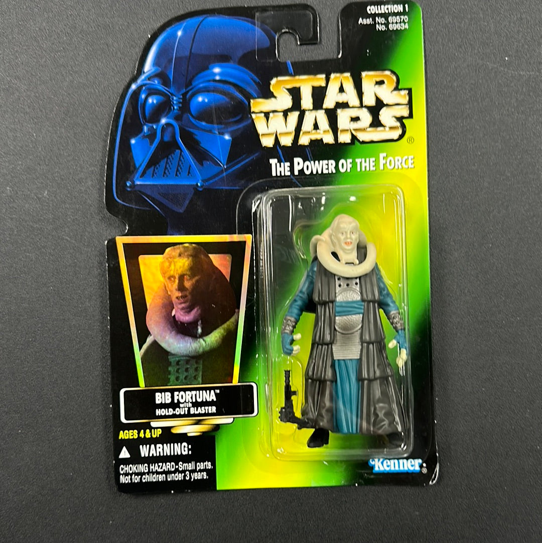 START WARS THE POWER OF THE FORCE: BIB FORTUNA (HOLD-OUT BLASTER)
