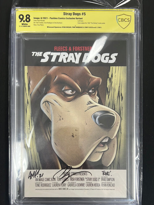 Image Stray Dogs #5 Pastime Exclusive Variant CBCS 9.8 (101063) SIGNED Key