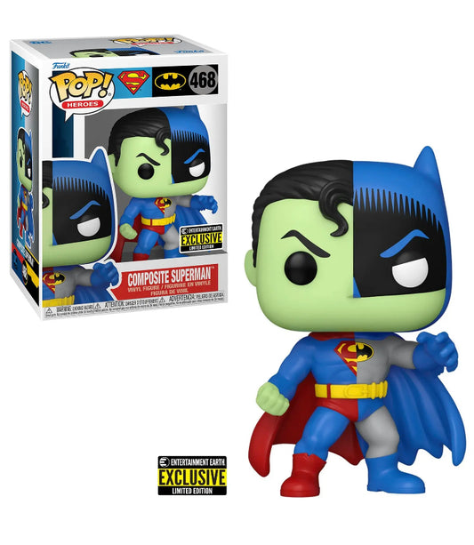 Funko Pop! DC Heroes #468 DC Comics Composite SUPERMAN BATMAN EE Exclusive